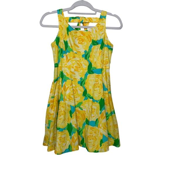 Lilly Pulitzer Kids Kaya First Impressions Sun Glow Yellow Dress - Picture 4 of 7